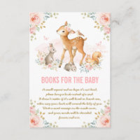 Pink Floral Woodland Der Bunny Livros para Bebê