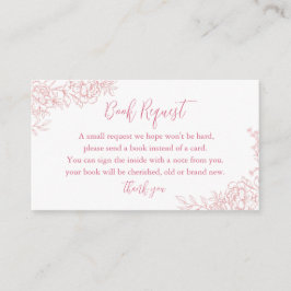 Cartão De Informações PINK FRANCÊS - Pedido de Livro Bebê