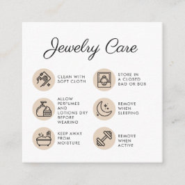 Cartão De Informações Pintinho Jewelcare Instruções para a empresa Obrig