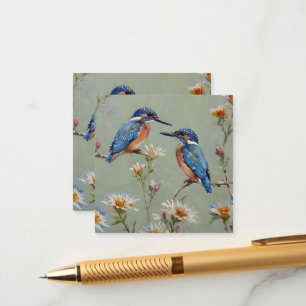 Cartão De Informações Pintura De Óleo De Refinadores Australianos E Flor