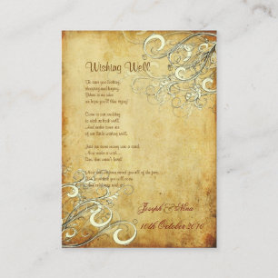 Cartão De Informações PixDezines creme de vinheta