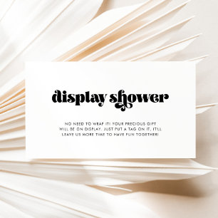 Cartão De Informações Placa de Chá de Exibição de Script Retroativo Vint