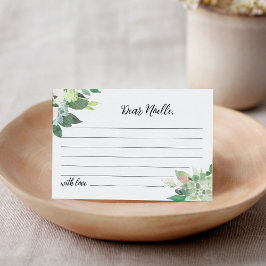 Cartão De Informações Placa de Chá de fraldas em Estrela da Cápsula DEVO