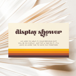 Cartão De Informações Placa de Chá de Meio século de Vintage retroativa