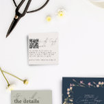 Cartão De Informações Placa de código QR de RSVP mínimo de marfim modern<br><div class="desc">Design para combinar com Carolina Collection. Apresentando uma tipografia de script única com um toque moderno em marfim/creme. Mais peças correspondentes na coleção.</div>