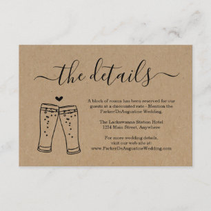 Cartão De Informações Placa de gabinete com detalhes de informações do b