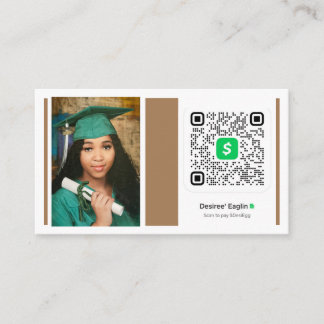 Cartão De Informações Placa de gabinete de 2,5" x 2,5"