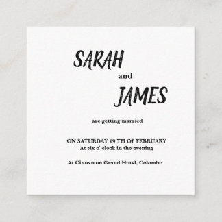 Cartão De Informações Placa de gabinete de 2,5" x 2,5"