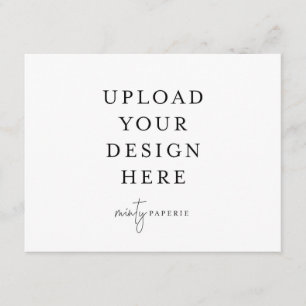 Cartão De Informações Placa de gabinete de 4,25" x 5,5" - Paisagem