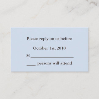 Cartão De Informações Placa de gabinete de chocolate simples