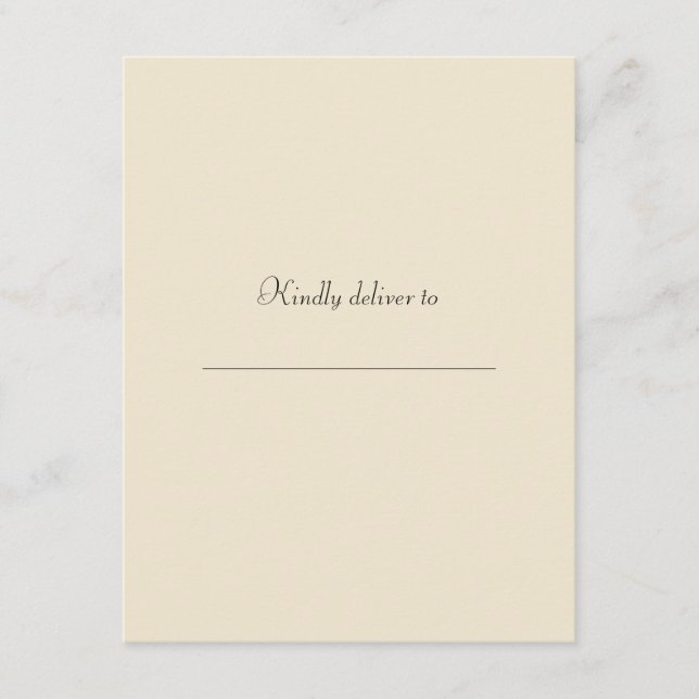 Cartão De Informações Placa de gabinete de código Qr de foto moderna Ele (Frente)