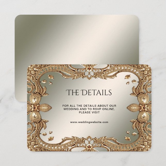 Cartão De Informações Placa de gabinete de detalhes da estrutura do Orna (Frente/Verso)