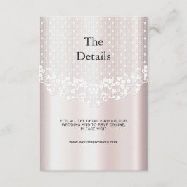 Cartão De Informações Placa de gabinete de detalhes flórica do local bra