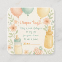 Cartão De Informações Placa de gabinete de encaixe da Fralda de Chá de f