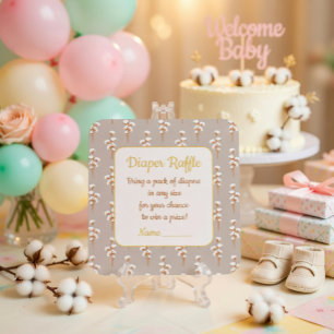 Cartão De Informações Placa de gabinete de encaixe da Fralda de Chá de f