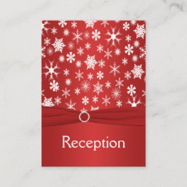 Cartão De Informações Placa de gabinete de flocos de neve vermelhos e br