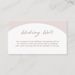 Cartão De Informações Placa de gabinete de wishing de arco boêmico