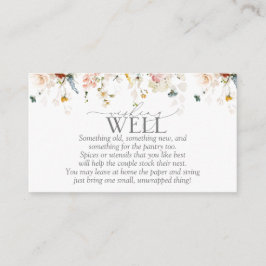 Cartão De Informações Placa de gabinete de wishing de ventilador de jard