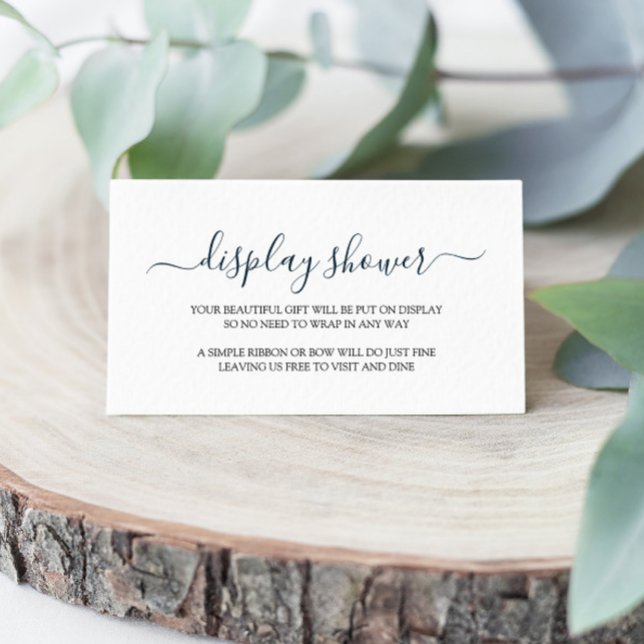 Cartão De Informações Placa de gabinete do Chá de exibição simples (Criador carregado)