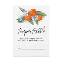 Placa de gabinete do Chá de fraldas "Fralda Raffle