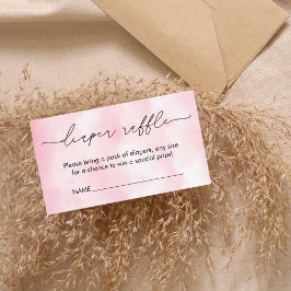 Cartão De Informações Placa de gabinete do Chá de fraldas Nine Cloud