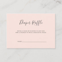 Placa de gabinete do Chá de fraldas Raffle de Fral