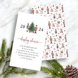 Cartão De Informações Placa de gabinete do Chá de vídeo do Nutcracker