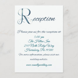 Cartão De Informações Placa de gabinete para Recepção de casamento R gra