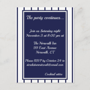 Cartão De Informações Placa de Gabinete Pinstripes Baseball