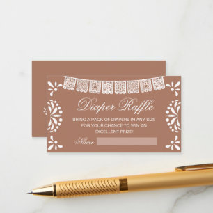 Cartão De Informações Placa de gabinete Raffel Fralda chá de fraldas