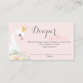 Cartão De Informações Placa de gabinete Raffle da Fralda do Chá de frald