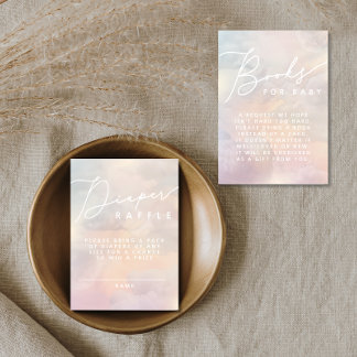 Cartão De Informações Placa de gabinete Raffle de Fralda Celular Cloud 9