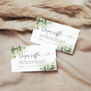 Cartão De Informações Placa de gabinete Raffle Fralda verde