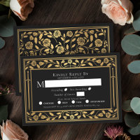 Placa de gabinete RSVP de casamento de espada medi
