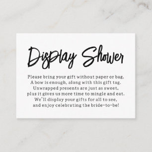 Cartão De Informações Placa de Presente de Marca do Chá para Exibição Mo