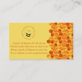 Cartão De Informações Placa de Raffle de Fralda com Ameaça de Corte