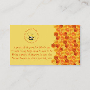 Cartão De Informações Placa de Raffle de Fralda com Ameaça de Corte