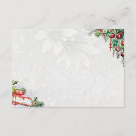 Cartão De Informações Placa de recebimento básica do Vazio Frost Bite