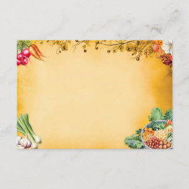 Cartão De Informações Placa de recebimento de Vazio de Du Soup