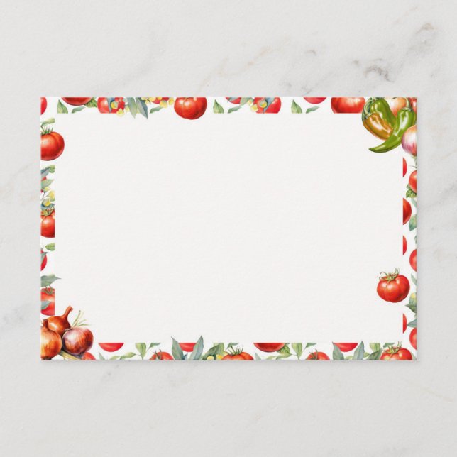 Cartão De Informações Placa de recebimento do Vazio Intel® Salsa Chips ' (Frente)