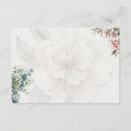 Cartão De Informações Placa de Receita do Vazio básico do Serenity