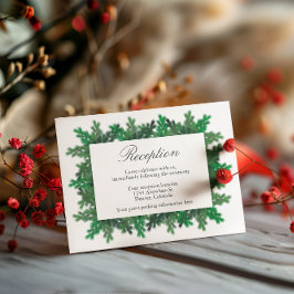 Cartão De Informações Placa de Recepção de casamento das Ramificações da