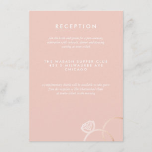 Cartão De Informações Placa de Recepção de casamento de anéis Dourados d