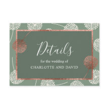 Placa de receptáculo de Dandelion Verde de Sage Mo