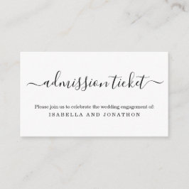 Cartão De Informações Placa de receptáculo de permissão simples