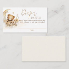 Cartão De Informações Placa de segurança de Fralda do Urso Nêutico