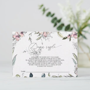 Cartão De Informações Placa de segurança para fraldas - Chá de fraldas -