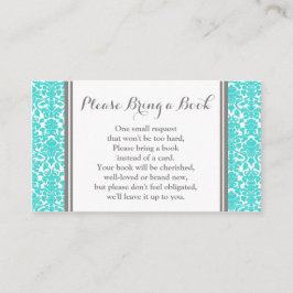 Cartão De Informações Placa de Solicitação do Livro de Chás de fraldas T