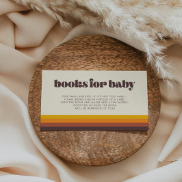 Cartão De Informações Placa de solicitação do livro de Chás de fraldas V