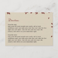 Placa Oak Tree Directions